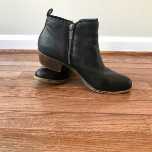 Lucky Brand Black Basel Booties size 10